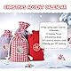 Zueyen 2025 Weihnachten Adventskalender Kit, Machen Sie Ihren eigenen Adventskalender, Lovely DIY Christmas Countdown Kalender Sackleinen Tasche mit Kordelzug für Weihnachtsdekorationen