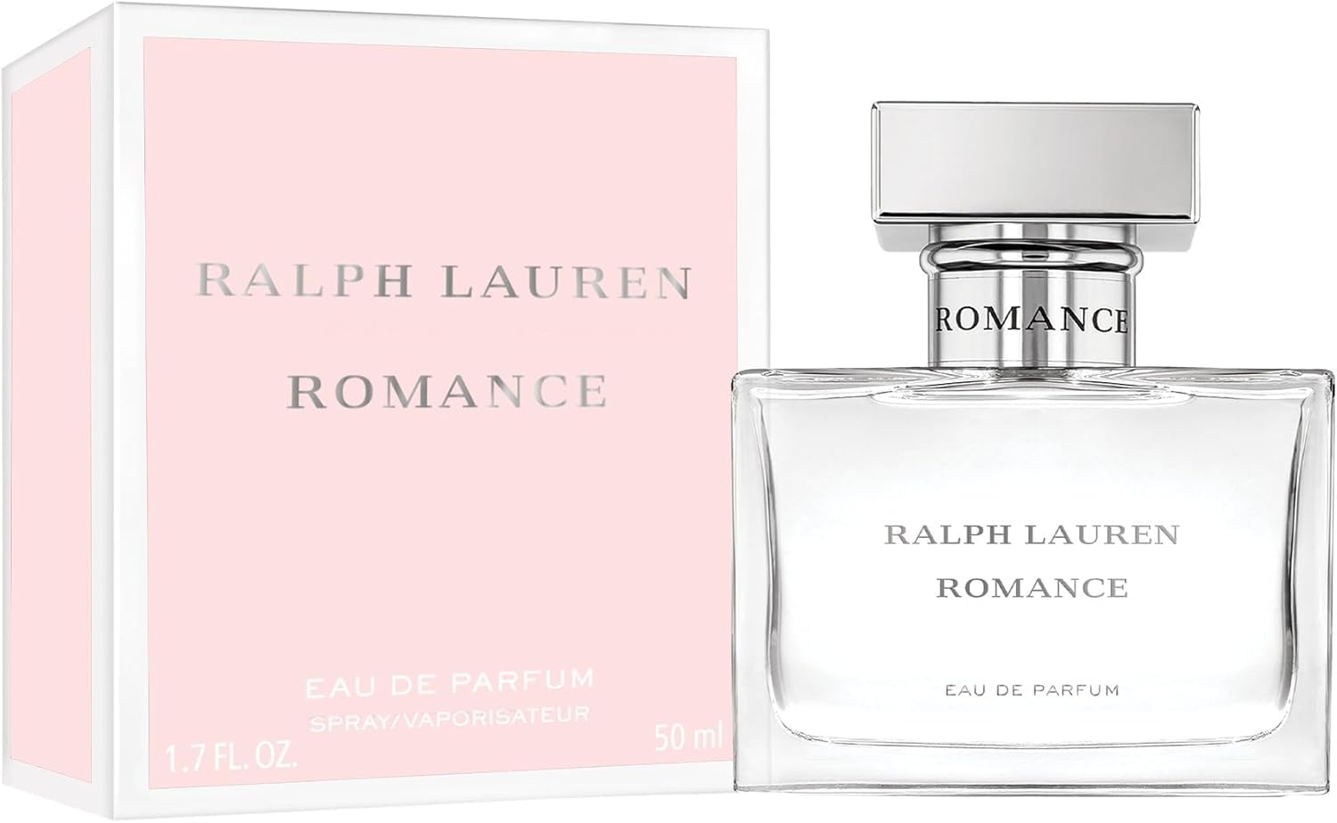 Ralph Lauren Romance Eau de Parfum, Fragancia Floral, Amaderada y Elegante, Aroma de Rosa, Jazmín y Bayas, Duración Prolongada, Perfume de Lujo para Mujer, 50 ml. | Rosa damascena y jazmín, almizcle seductor y maderas suaves, la feminidad más sutil y sofi