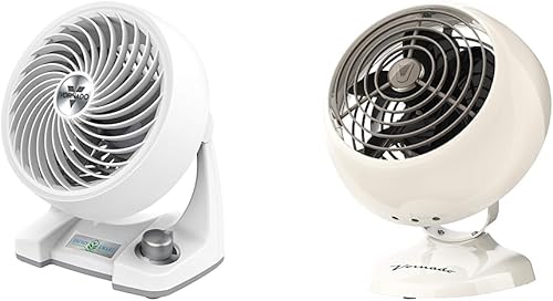 Vornado Ventilador circulador de aire compacto Energy Smart 133DC con control de velocidad variable, blanco, CR1-0349-73 y Vornado VFAN Mini