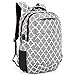 Produktbild Rucksack Doppelte Schulter-Computertasche für den Rucksack der Schulter-Computertasche USB-Männer tragen Geschäftsrucksack, graue Laterne Pattern_17 Zoll