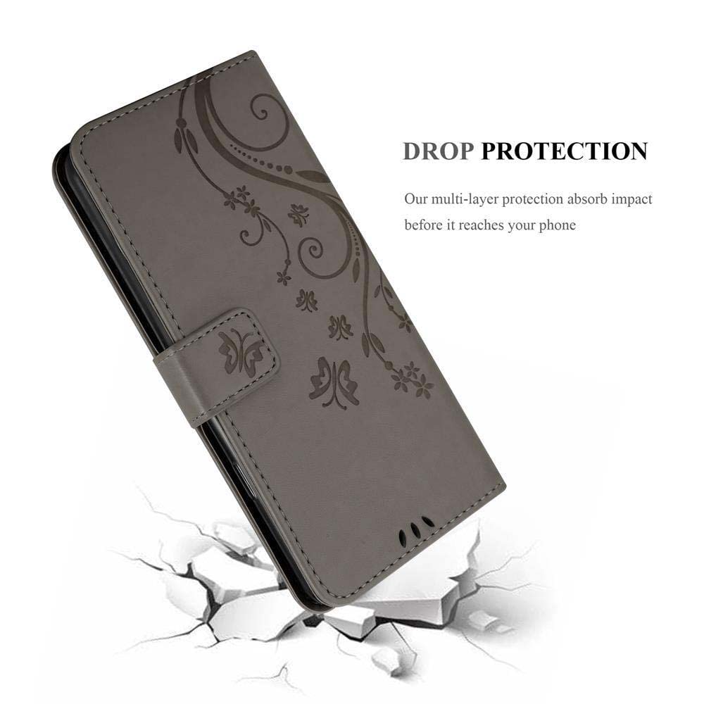 Cadorabo Custodia Libro Per Huawei Mate 20 Lite – Grigio Chiaro E Marrone – Portafoglio Con Slot Carte E Funzione Stand