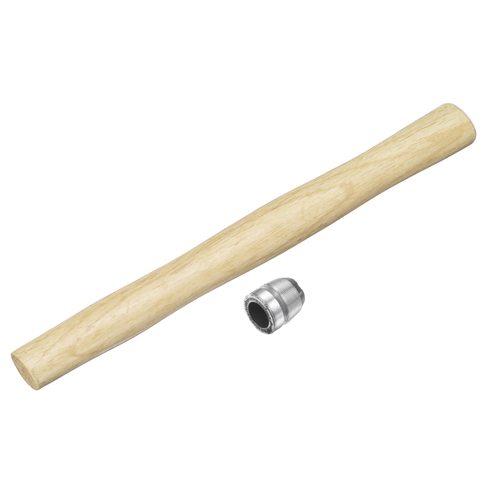 sourcing map Wood Sledge Hammer Handle 13.6" Hammer Wooden Replacement Handles with Round Wedges for 2lb Round Octagonal Head Decking Framing Carpentry Construction DIY Sledge Axe Tools — image 1