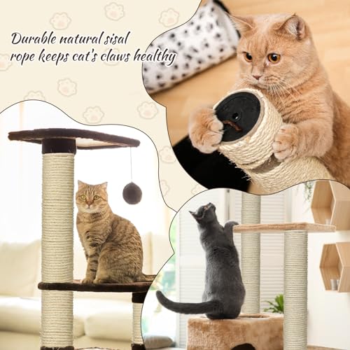 400 pies de cuerda de sisal para rascador de gatos miniatura 5