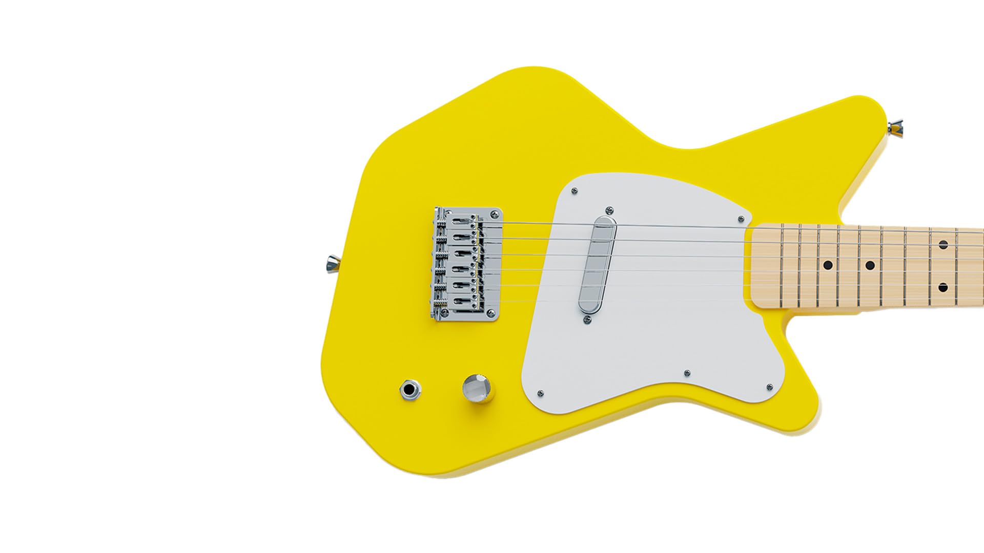 Pro VI - Guitarra eléctrica para niños a partir de 9 años, aplicación de aprendizaje y lecciones incluidas (amarillo) 4