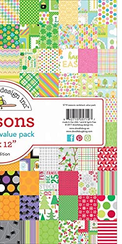 Doodlebug 5719 Value Kit Cardstock 12"X12", 50 Sheets #TOP2