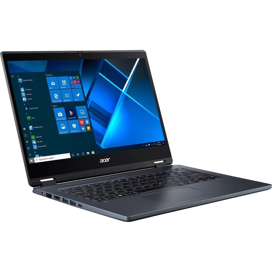 Image of Acer TravelMate Spin P4 TMP414RN-51 TMP414RNA-51-77CJ 14 inch Touchscreen Convertible 2 in 1 Notebook - Full HD - Intel Core i7 11th Gen i7-1165G7-16 GB - 512 GB SSD - English Keyboard - Slate Blue