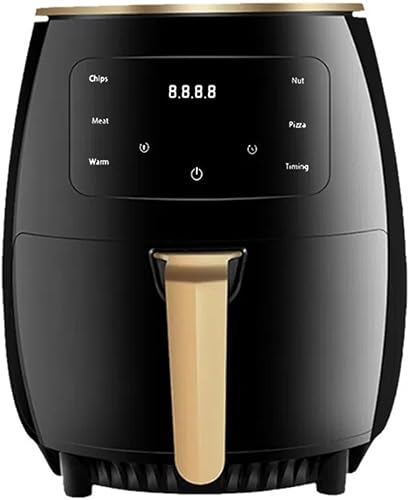 Air Fryer Home - Máquina de papas fritas de gran capacidad, freidora eléctrica multifuncional (negro, litro, 8)