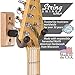 String Swing - 4 Pack Oak Wall Mount Guitar Hanger - Guitar Hook for Wall - Hardwood Guitar Wall Hanger - Wall Mounted Guitar Holder - Guitar Accessories - CC01K-O4 - Made in USA