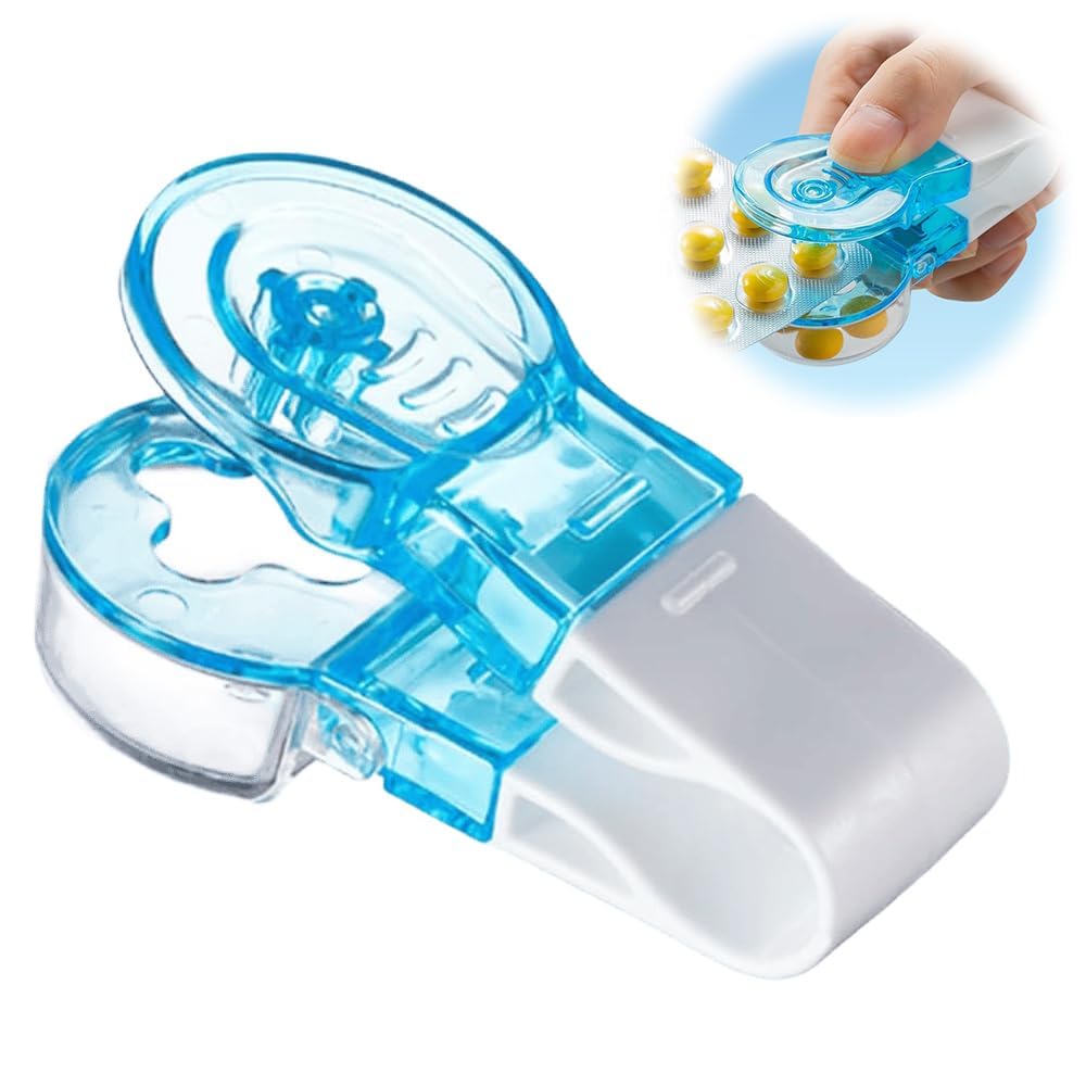 Portable Pill Taker Household Gadgets Pill Popper for Blister Packs Travel Pill Extractor Opener Popper Assistance Tool 1