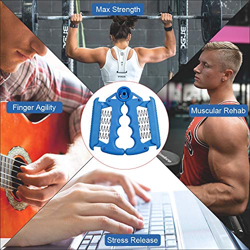 Pedkit Dedo reforçador de mão exercitador para antebraço, pulso, fortalecedor de mão, equipamento de