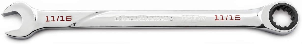 GEARWRENCH 11/16" 120XP™ Universal Spline XL Ratcheting Combination Wrench - 86440