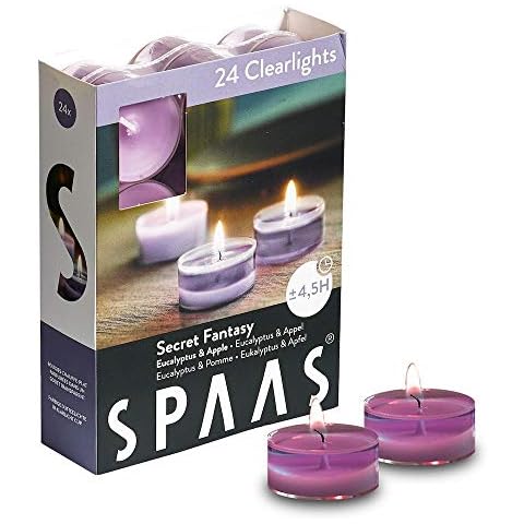 Velas aromáticas Spaas en taza transparente Secret Fantasy Cover