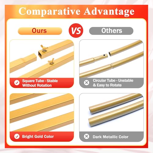 image for pisyae Wedding Square Backdrop Stand,Wedding Arches for Ceremony Squar