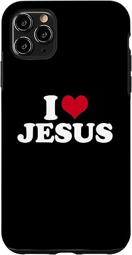 Funda para iPhone 11 Pro Max I Love Jesus