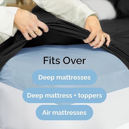 Miniatura 6 de CGK Unlimited - Juego de sábanas para colchones de 21pulgadas