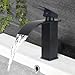 Imagen de Minnhua Grifo Lavabo Cascada Grifo de Lavabo Baño Grifos para Lavabos de Baño Grifo Monomando Lavabo con Altura de Pico de 110 MM Grifo Cascada con Interfaz G1