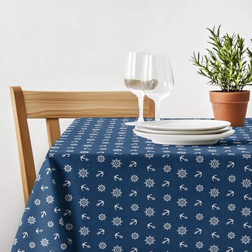 Nappe en résine bleu de qualité supérieure Martina Home Ancora 220x140cm - 7
