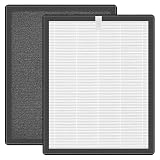 AP380 Filter Replacement Compatible with ZXBEER AP380 Air Purifier, 2 Pack True HEPA Activated Carbon Filter