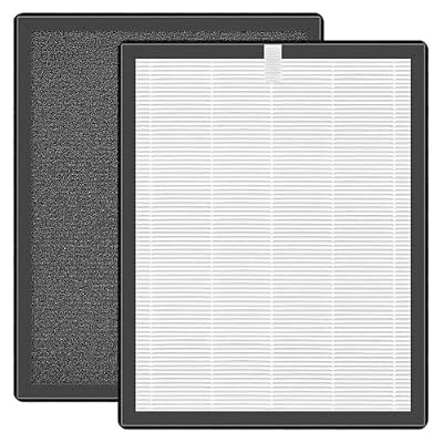 AP380 Filter Replacement Compatible with ZXBEER AP380 Air Purifier, 2 Pack True HEPA Activated Carbon Filter