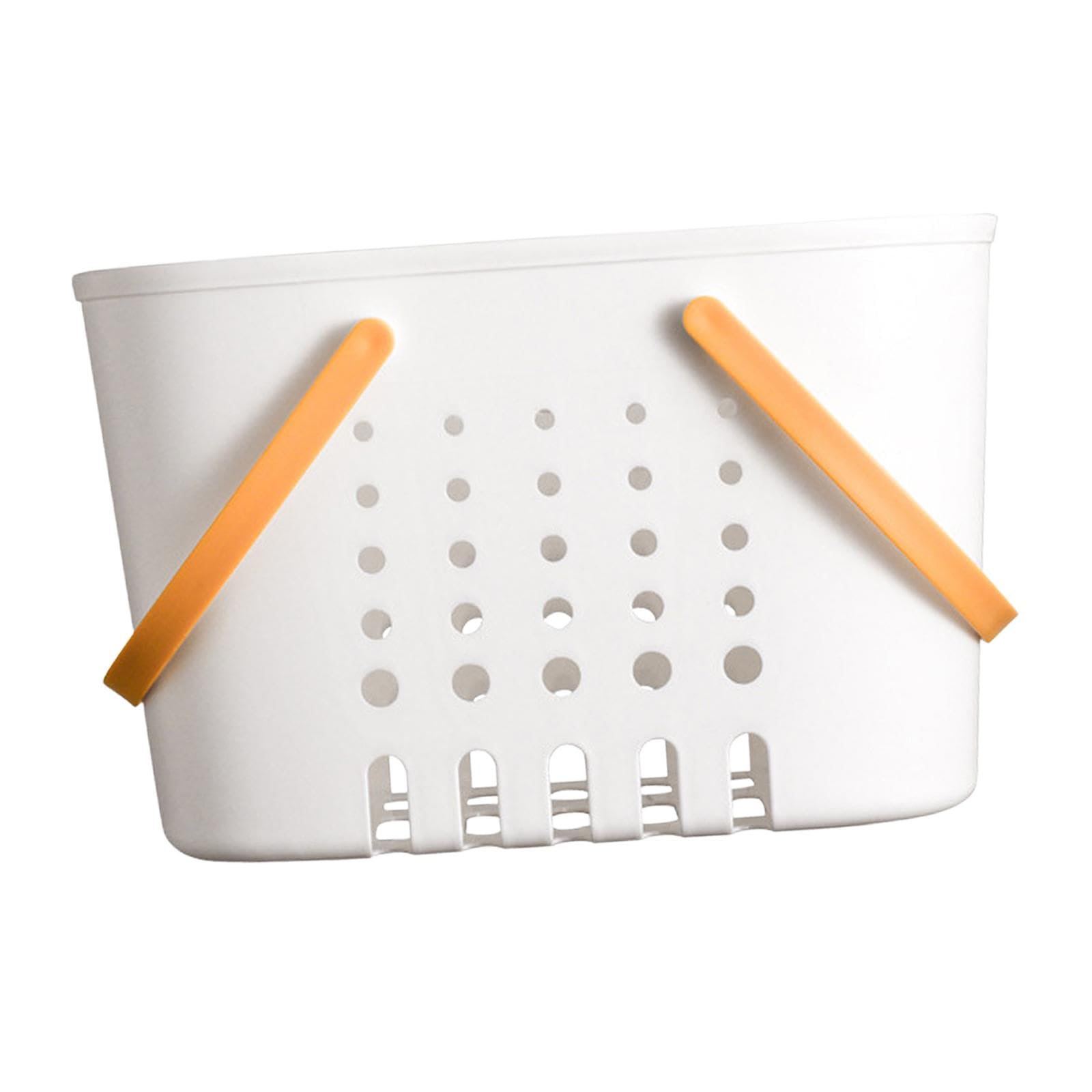 Generic 1Pcs Bathroom Shower Caddy Hollow Basket with Handle Drainage Cleaning Supplies Organizer Durable Ventilated for Sorting Project