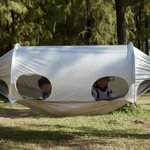 Hamac de camping double avec sangles d'arbre lit portable