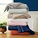 100% Cotton Waffle Weave Bed Blanket | Soft, Breathable, and Lightweight Blanket for All-Season | Perfect for Layering | Brielle Collection (Full/Queen, Taupe)