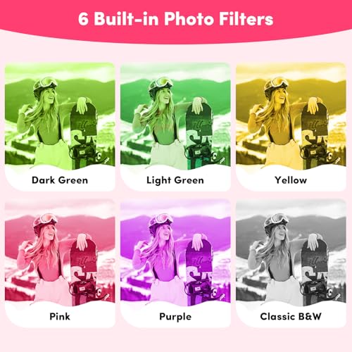 Mini Camera Keychain Instant Digital, 1080P Mini Digital Camcorder with 32G, Tiny Pocket Camera for Travel Vlog Fun Recording, Long Battery Life Gadget, Christmas Birthday Gift for Kids Teens — view 6