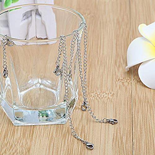 Peak-EU 10 PCS Estensori per Collane in Acciaio