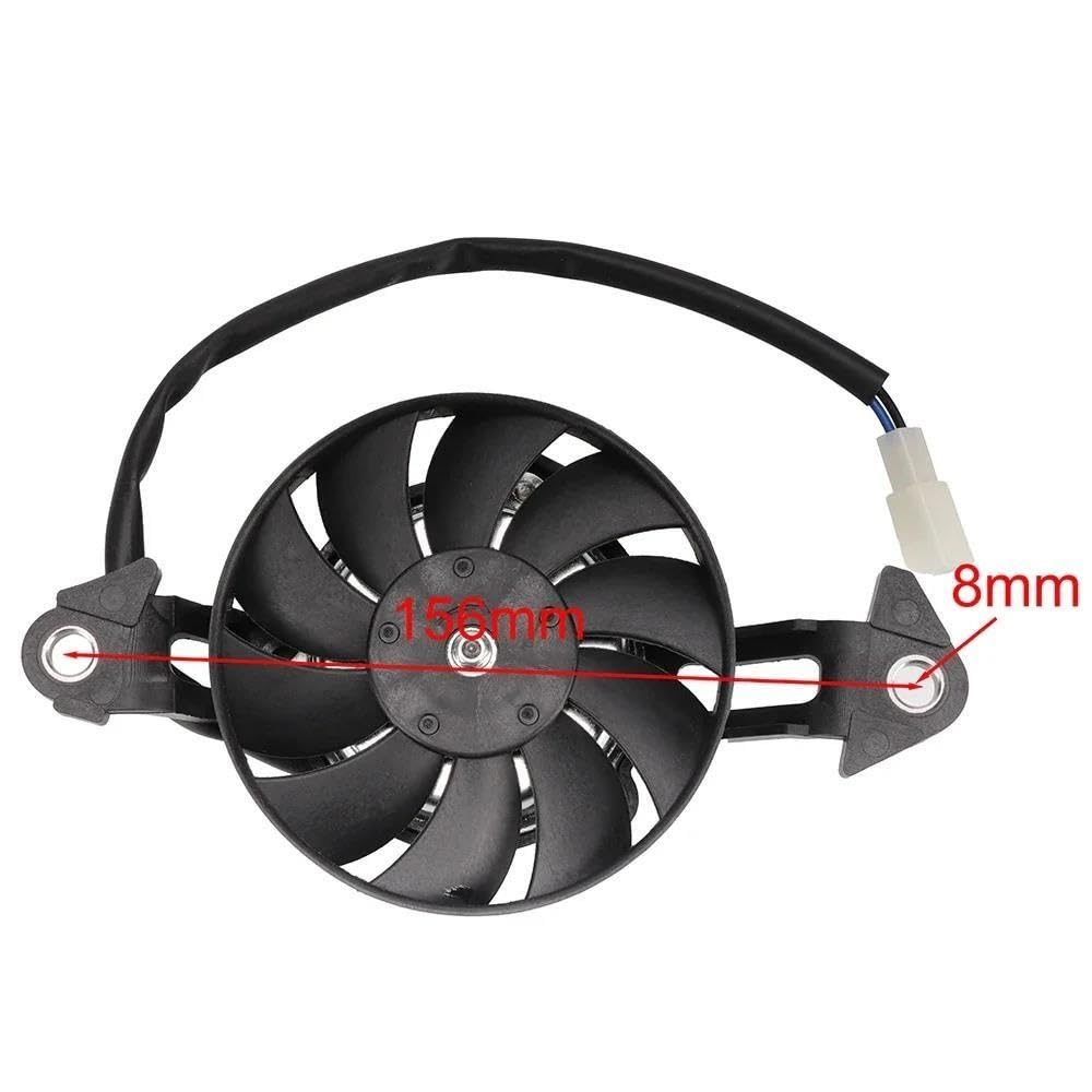 Ventilateur de radiateur de moto Pour 150/200/250/450cc Pit/Dirt/vélo 12V radiateur ventilateur refroidissement eau huile refroidisseur Ventilateur Refroidissement Moteur