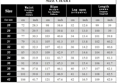 Men's high-Waisted, Loose Straight-Leg Casual Jeans with Pockets, Versatile and Versatile4