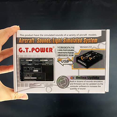 GT Power Aircraft Simulated Sounds Light System V1 for RC Airplane