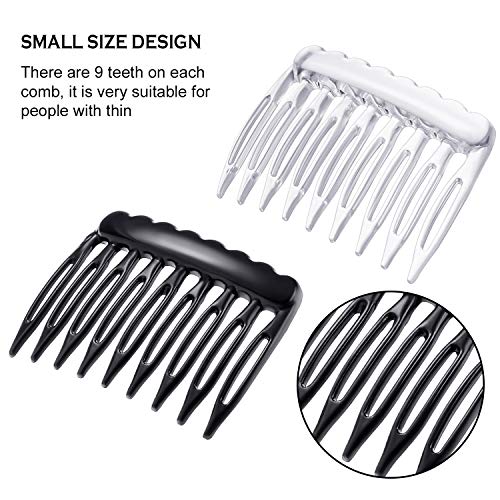 Eboot EBOOT-HAIR SIDE COMBS-24 24 Pieces Small Hair Side Combs Plastic French Teeth Hair Combs thumb #2