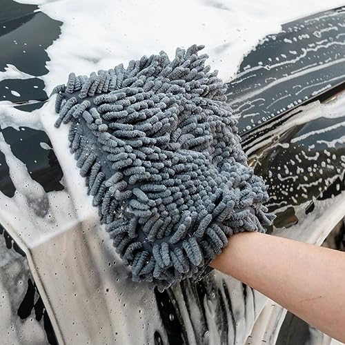 Toalha Para Secagem Carro Moto 400gsm 50x90 + Pinceis + Luva