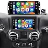 5GWifi Upgrade Android Car Radio for Jeep Wrangler JK 2007-2018, Compass Patriot Dodge RAM 1500/2500 2009-2012, Touch Screen Car Stereo, Wirelss Carplay Android Auto, GPS Navigator FM Backup Camera
