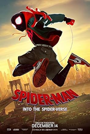 PAC Impressions 1 acheté 1 Gratuit : A4 Spiderman dans Le Spiderverse Movie Poster 2018 V5