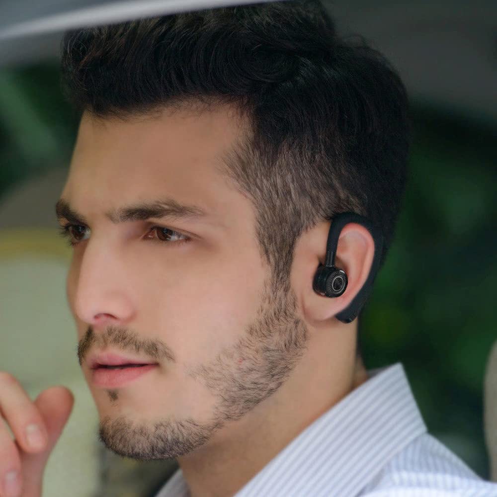 Auricolare Bluetooth Wireless 2022, Mono con Microfono HD CVC8.0, Riduzione del Rumore, 25 Ore di Conversazione, IPX7 Impermeabile, Nero