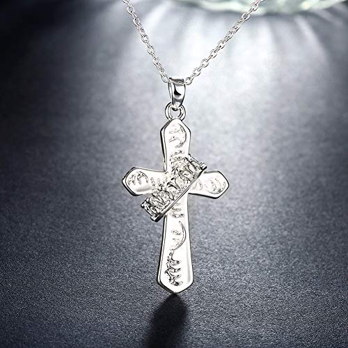 Collier pendentif croix bijoux en argent cadeau idéal anniversaire - 5