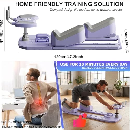 Máquina de ejercicios de gateo para entrenar abdominales y espalda en casa 3