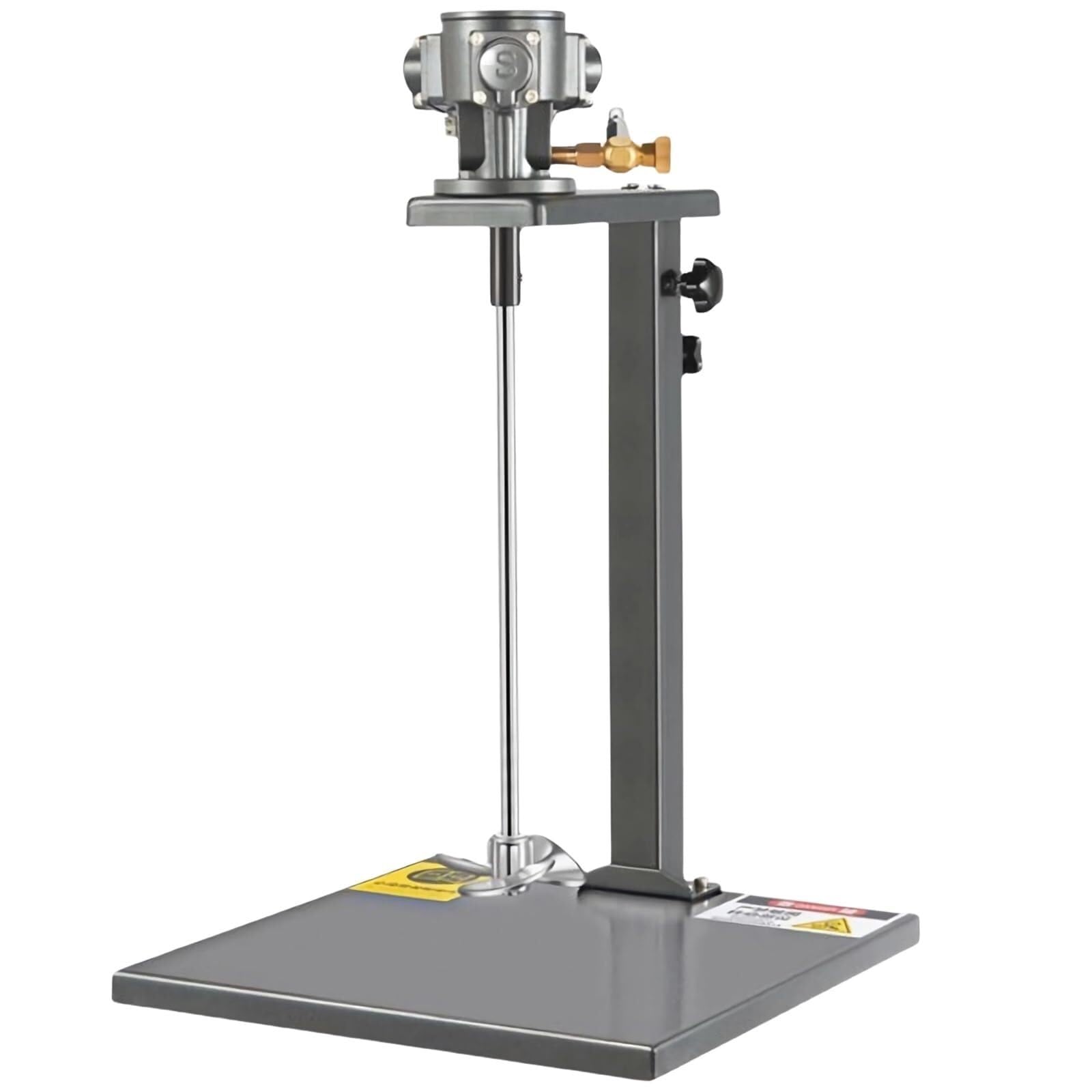 Miscelatore Pneumatico per Vernici da 5 galloni, agitatore Automatico per Vernici, agitatore ad Aria da 1/4 HP con Supporto, 0-2600 Giri/min, Altezza regol(