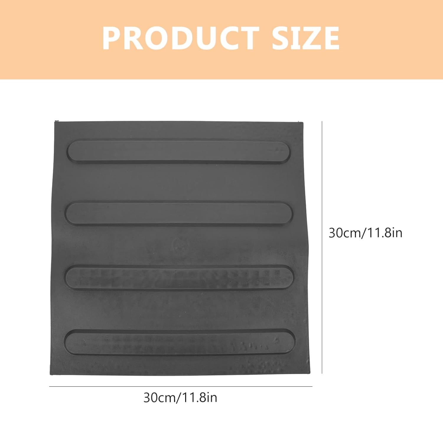 Cabilock 4sheets Blind Bricks for Pathway Multifunctional Floor Stickers Street Blind Boards