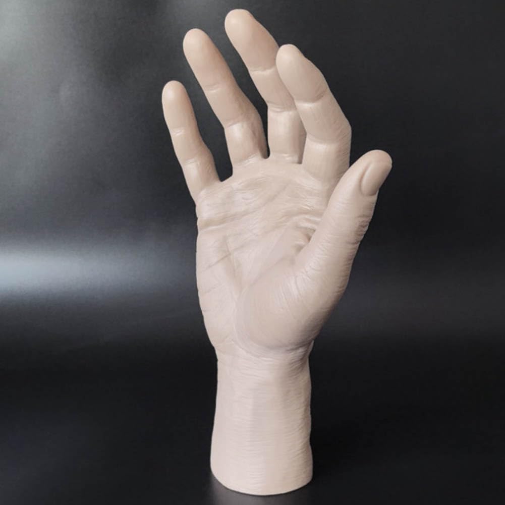 Manichino a Grandezza Naturale in PVC Realistico Mano Sinistra e Destra per Gioielli Guanti Display