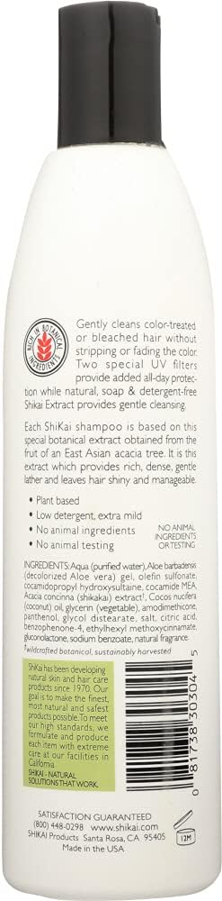 2 Packs of Shikai Natural Color Care Shampoo - 12 Fl Oz