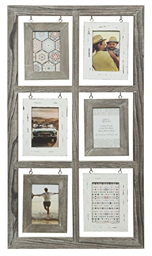 Gallery Solutions 15x28 6 Opening Rustic Homestead Collage Frame