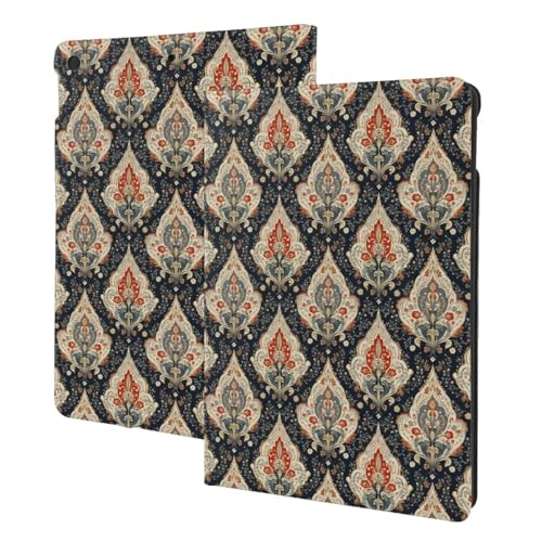 Étui pour iPad 10.2 vintage au motif bohème idéal pour le bureau et le café
