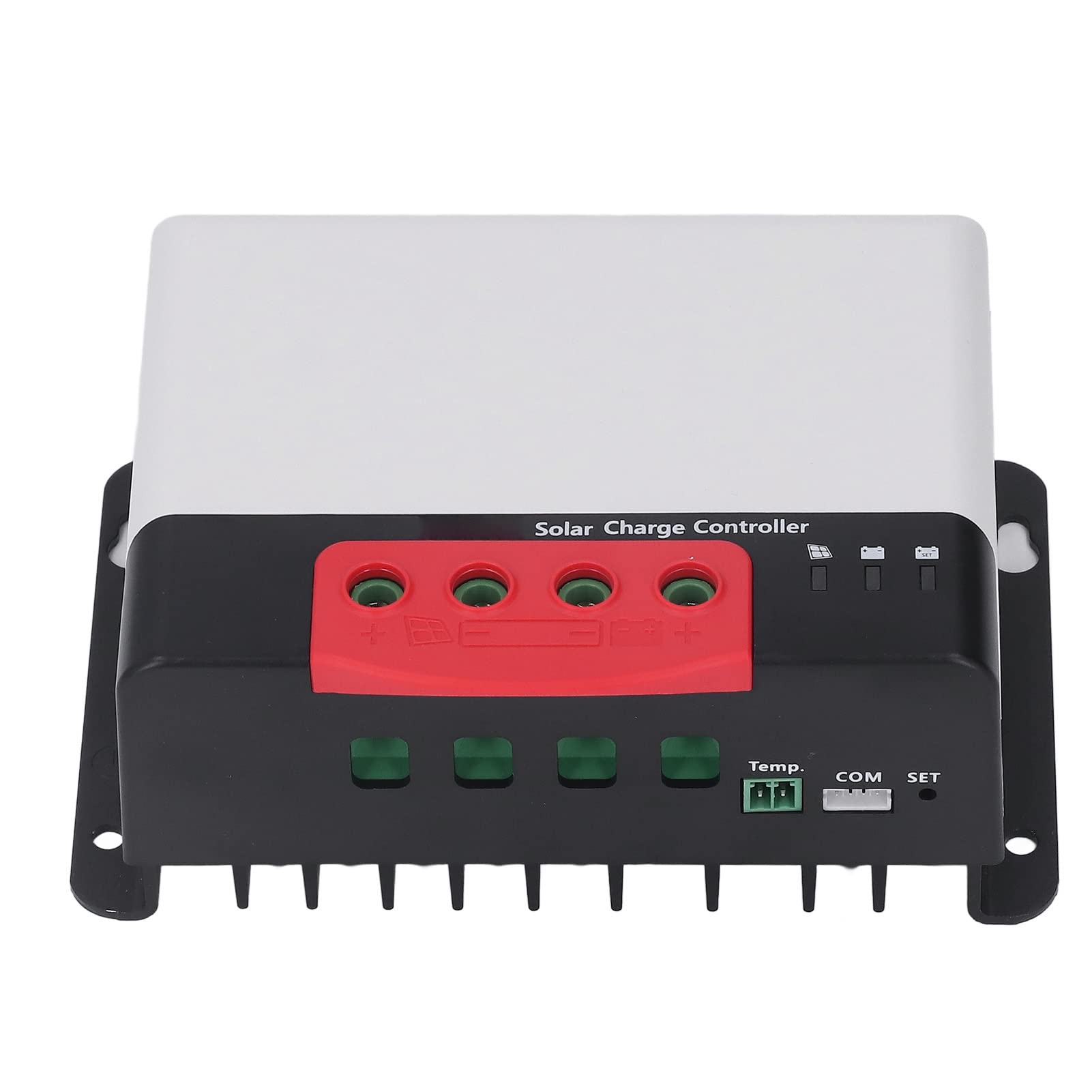 FTVOGUE Kontroler ładowania Słonecznego, Kontroler ładowania MPPT ze Stopu Aluminium 20A 12V 24V z obsługą Bluetooth LCD, Automatyczny Regulator Słonecznego do Użytku z Panelem Słonecznym Pojazdu