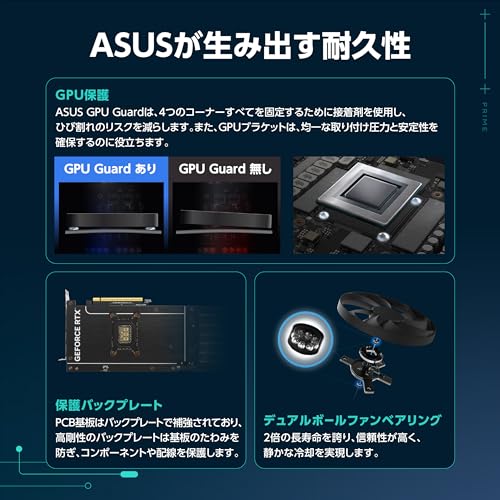 undefined ASUS NVIDIA GeForce RTX 5070Ti ビデオカード 16GB GDDR7 PCI Express 5.0 / PRIME-RTX5070TI-O16G 国内正規代理店品 の商品画像 3