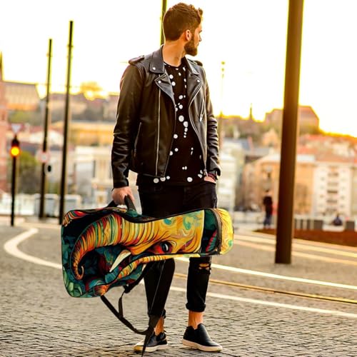 Housse guitare acoustique imperméable grand format anti-choc éponge