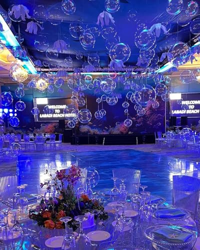 Image of 80Pcs Bobo Balloons, Different Size Clear Balloons for Stuffing Bubble Transparente for Baby Showers Valentines Christmas Wedding Birthday Party Decoration(10 Inch, 18 Inch, 20 Inch, 24 Inch)