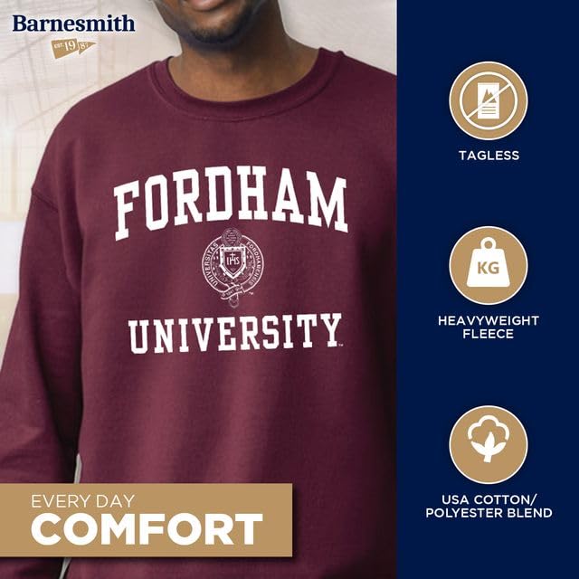 Image of Ivysport Crewneck Sweatshirt for College, Heritage Logo, Color, Adult Unisex
