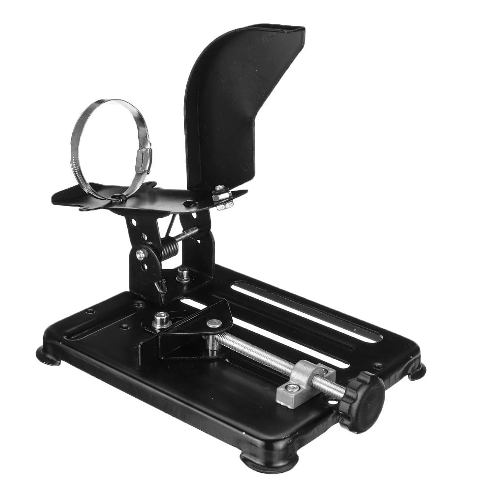 Soporte amoladora angular ajustable para evitar cortes torcidos en tubos 7